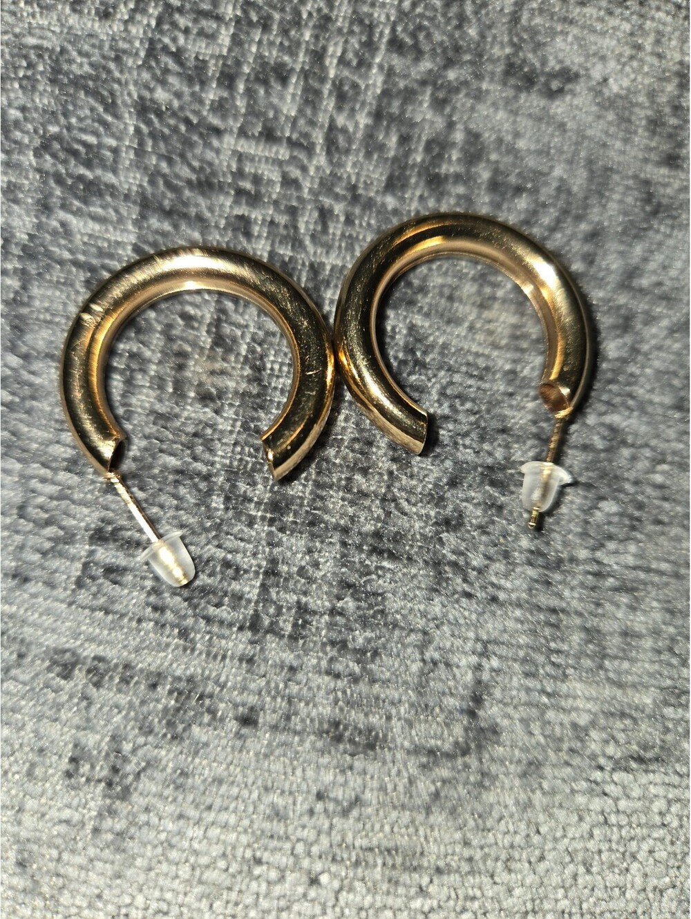 Shiny Gold Hoop Earrings - New Perfect for Adding a Touch of Glam